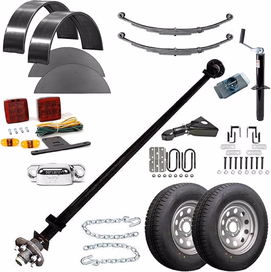 ¿Cómo se llaman las partes de un remolque?