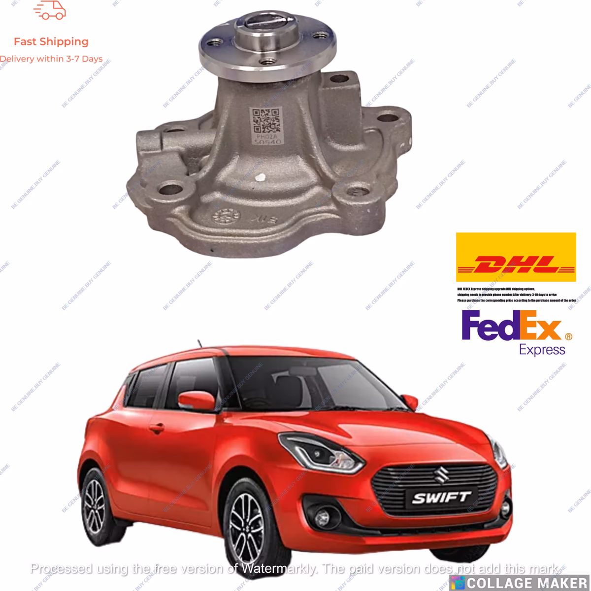 What is the engine capacity of Suzuki Swift GLX CVT?