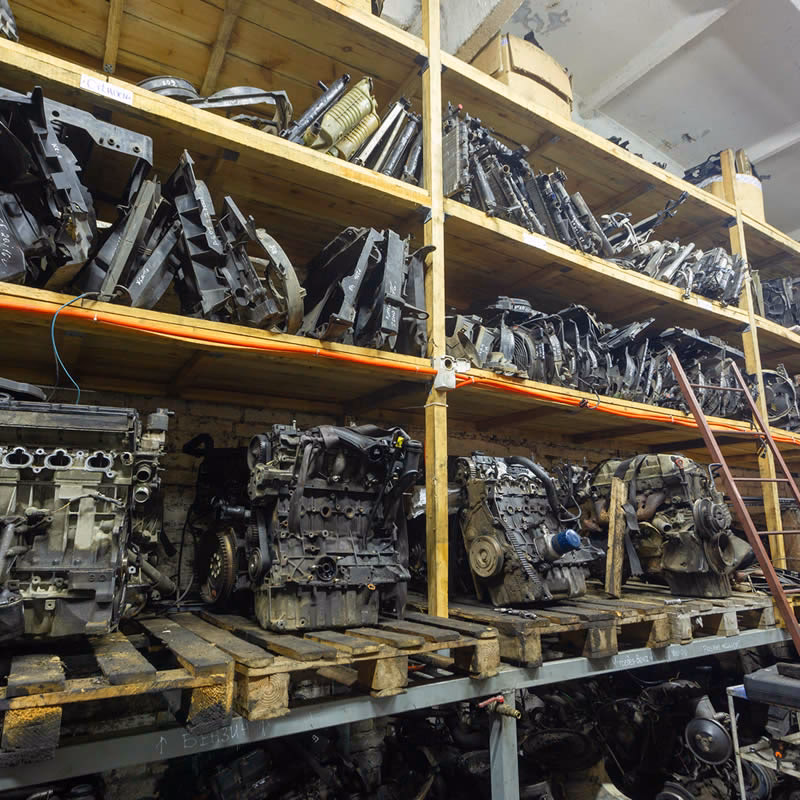 ¿Dónde compran motores dañados?