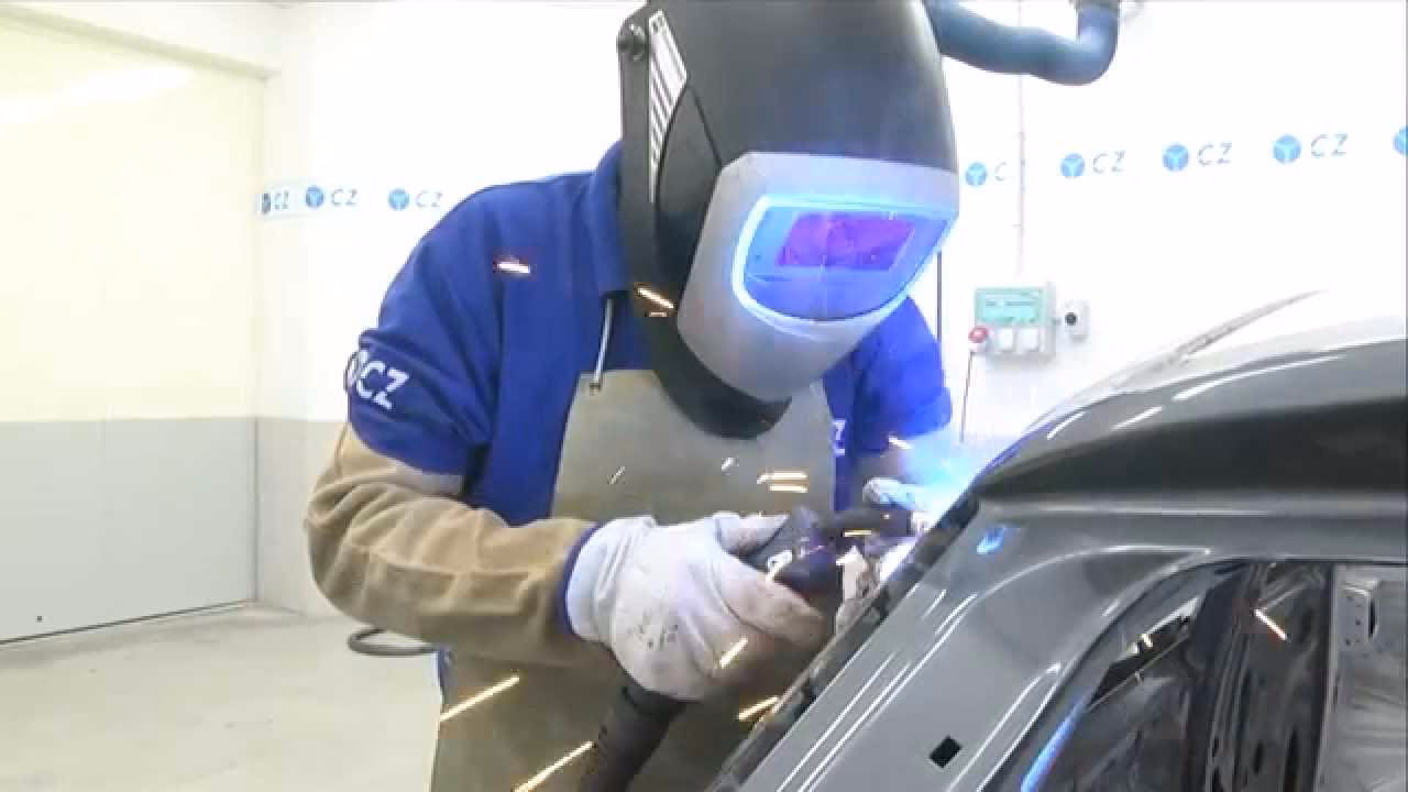 ¿Qué tipo de soldadura se utiliza para la reparación de carrocerías?