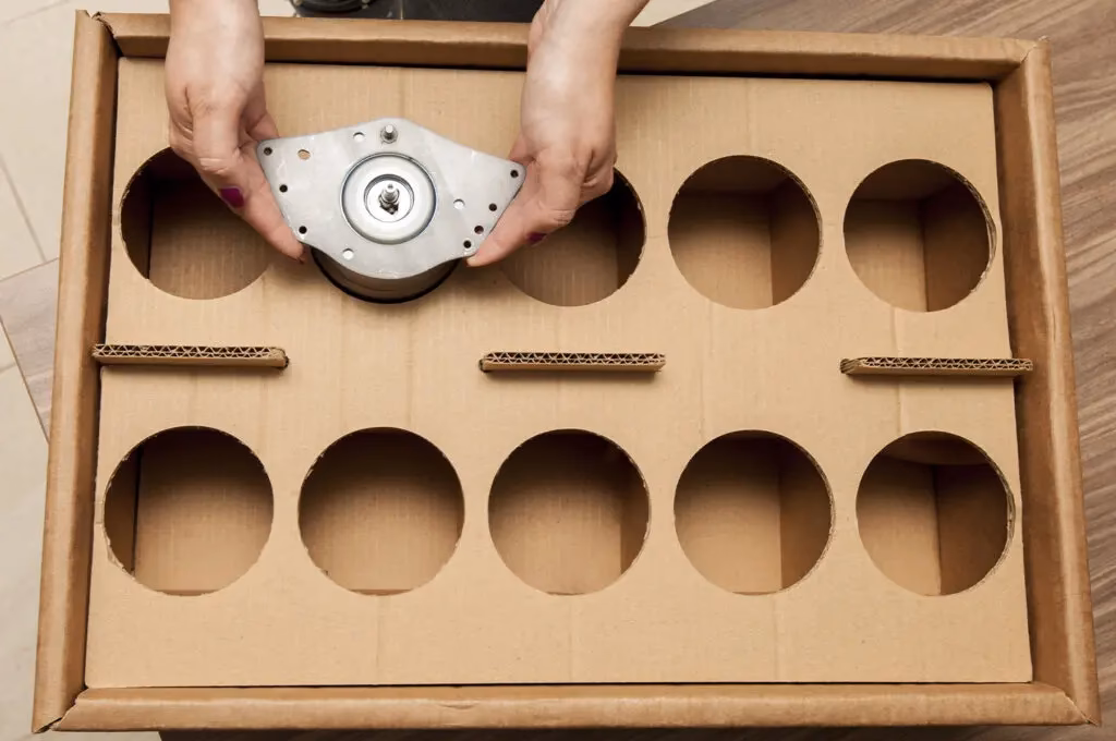 ¿Qué tipo de embalaje se utiliza en la industria automotriz?