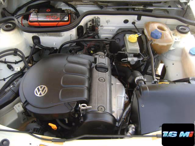 What are the materials used in the VW engine?