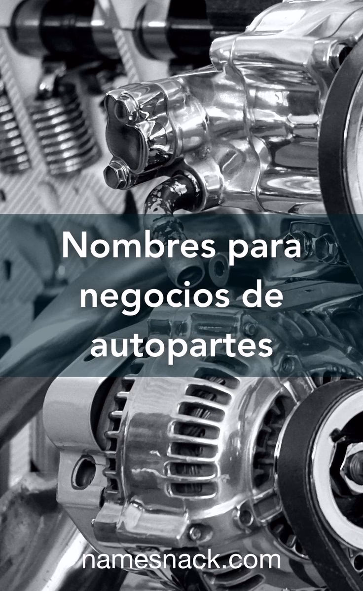 ¿Qué tipos de repuestos hay?