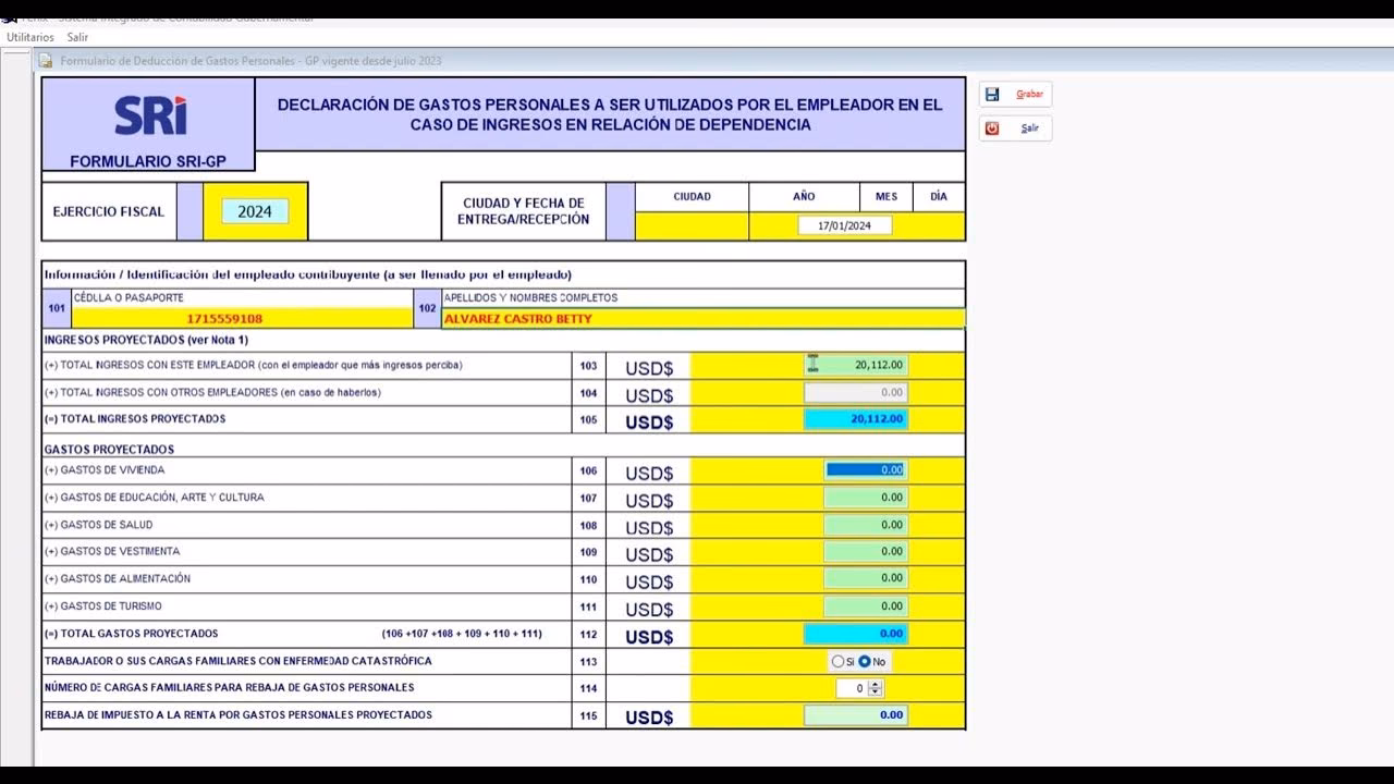 ¿Qué es el formulario 01a?